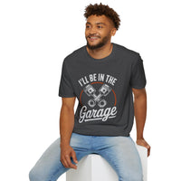 I'll Be In The Garage Mechanic Shirt – Piston Graphic Car Lover Tee