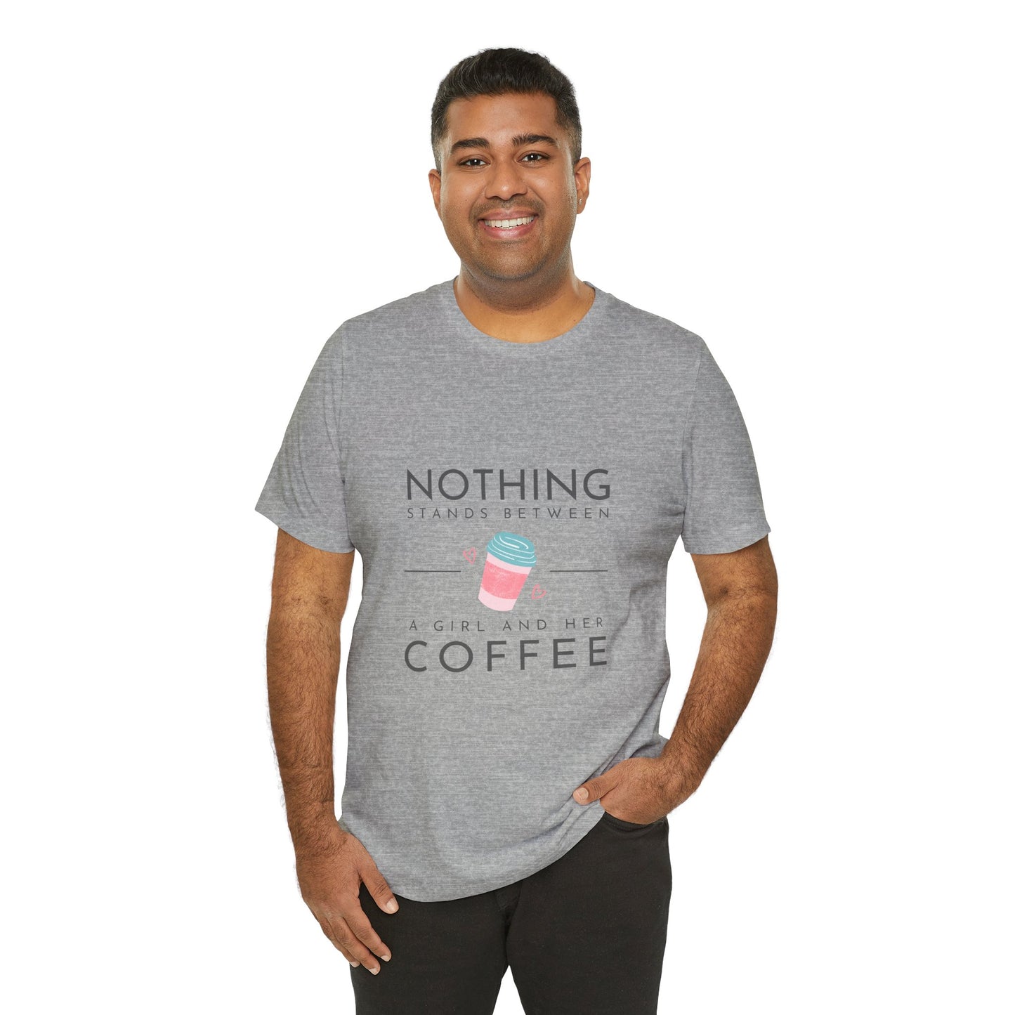 Unleash Your Inner Caffeine Queen with Our Cozy Woman's Jersey Tee!