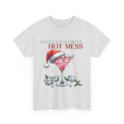 Santa's Favorite Hot Mess Unisex Heavy Cotton Tee - 100% Cotton